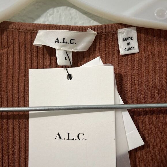 A.L.C. Madison Dress in Terracotta size large NWT - Picture 2 of 5